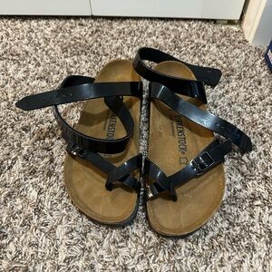 Black Strappy Sandals